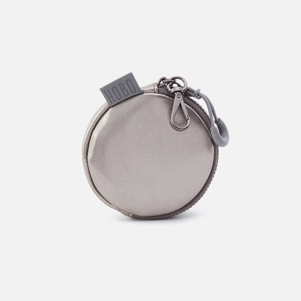 TAG ALONG Clip-on in Easy-care EverShine nylon - Quicksilver Metallic