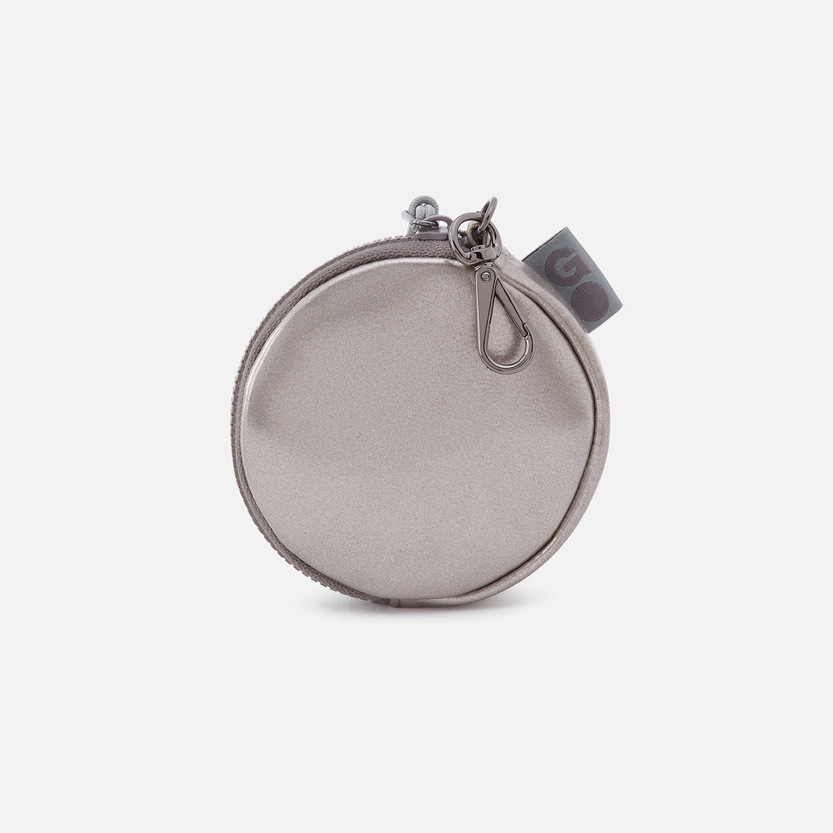 TAG ALONG Clip-on in Easy-care EverShine nylon - Quicksilver Metallic