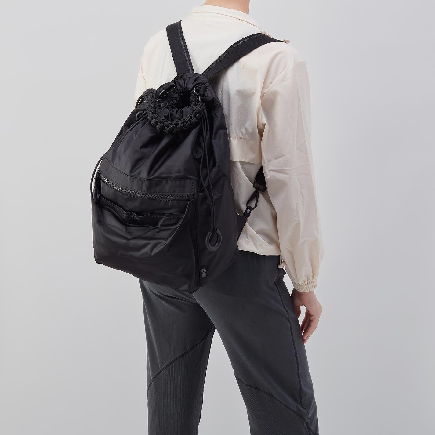 LIFE'S A CINCH Backpack in CaRefiber recycled nylon - Ocean – HOBO