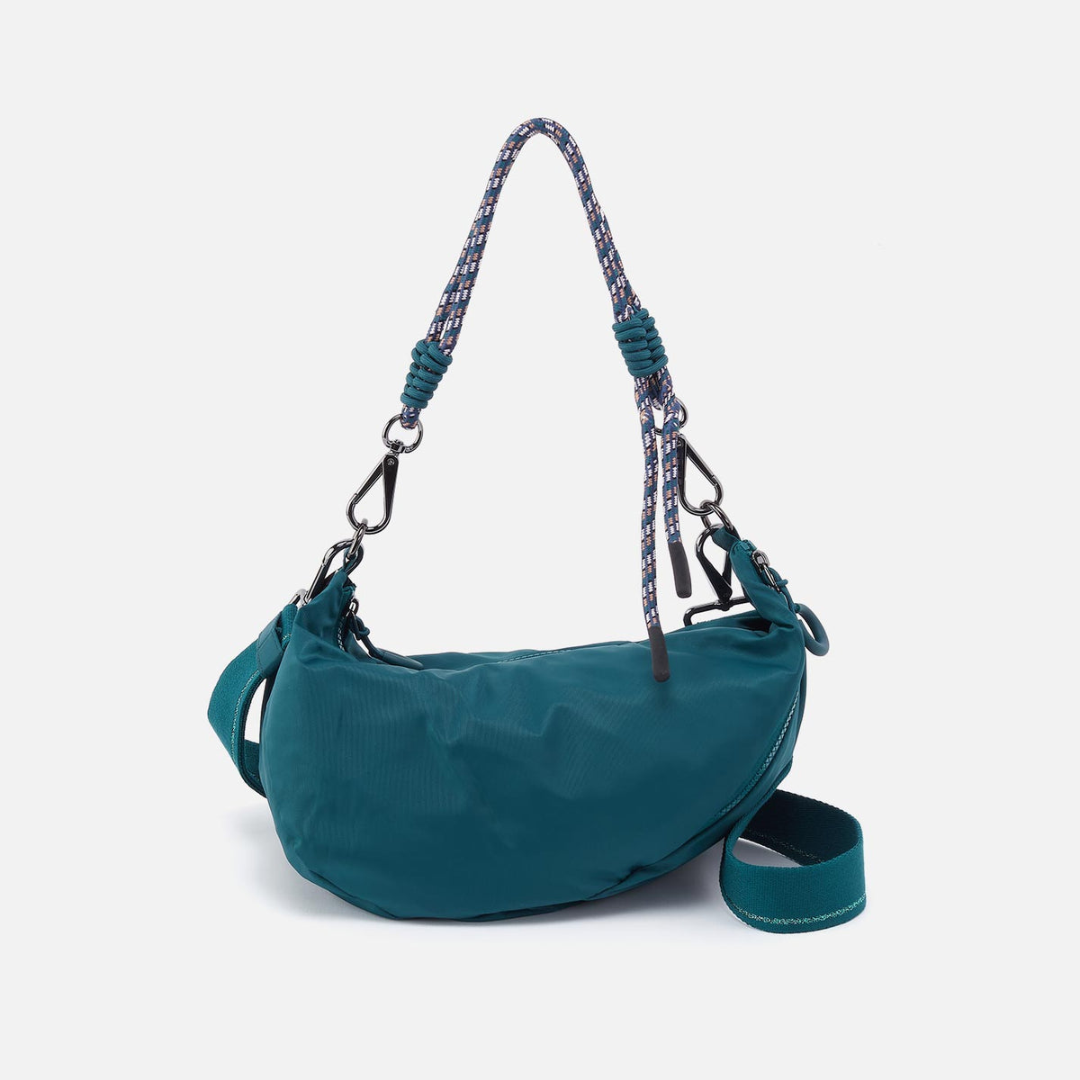 GO FOR IT Sling Crossbody in CaRefiber recycled nylon - Teal