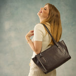 Expedition Small Tote in Patina Leather - Flintrock