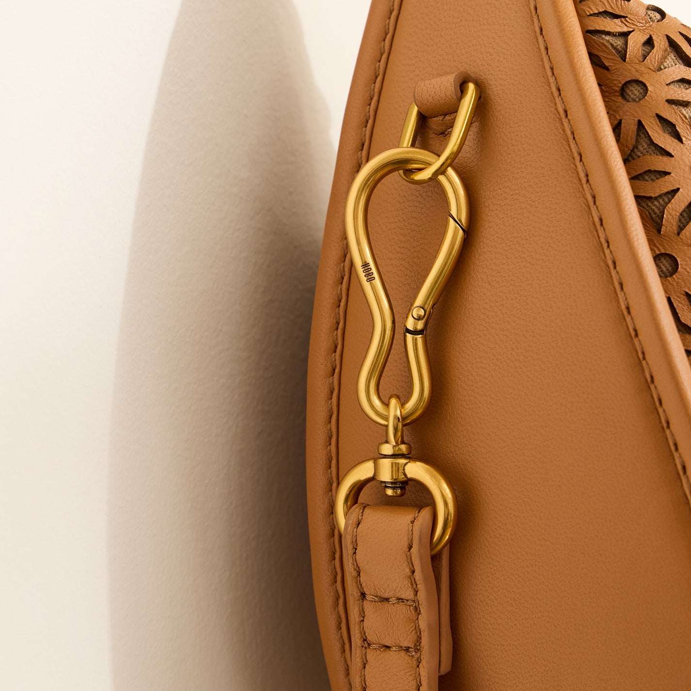 Mia Crescent Hobo in Sun-Perf Leather - Canyon Petal – HOBO