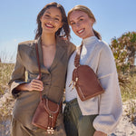 Fern Crossbody In Cloud Leather - Cocoa Bean