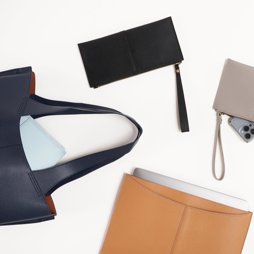 Large pouch purse sale