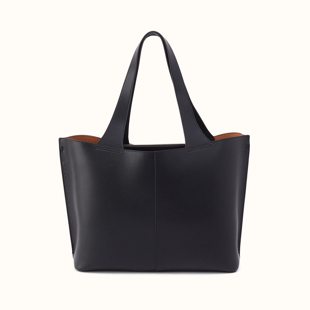 Vida Large Tote In Micro Pebbled Leather