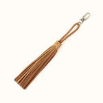 Ziggy Tassel In Buffed Leather