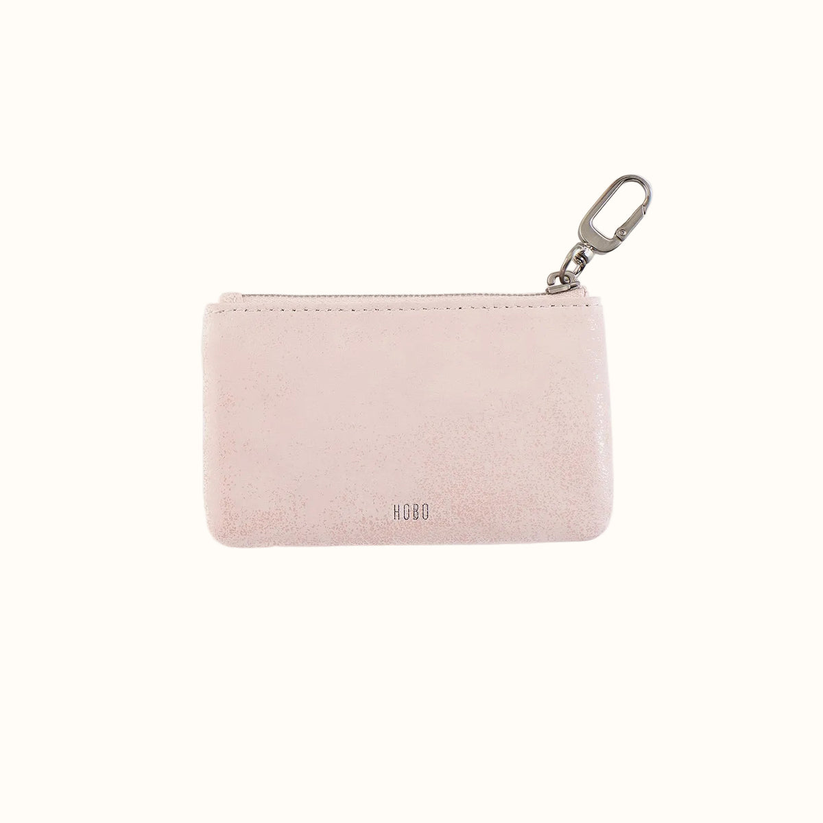 Sentiment Pouch In Buffed Leather - Blossom