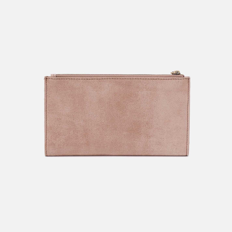 Jill Large Bifold Wallet in Buffed Leather - Hazel