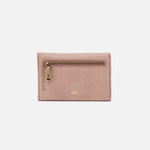 Jill Trifold Wallet in Buffed Leather - Hazel