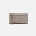 Lumen Continental Wallet in Nubuck Leather - Golden Granite