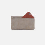 Lumen Continental Wallet in Nubuck Leather - Golden Granite