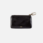 Sentiment Pouch in Polished Leather - Black