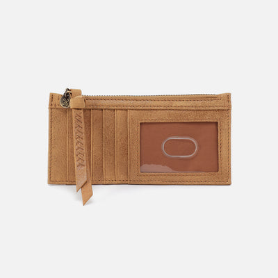 Carte Card Case In Buffed Leather - Whiskey
