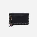 Lumen Continental Wallet In Cloud Leather - Black