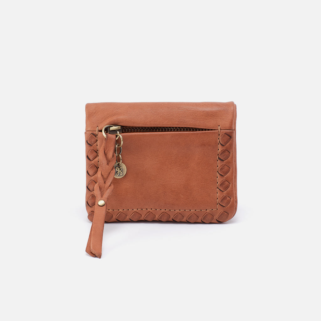 Lumen Mini Wallet In Washed Leather - Harvest Wheat – HOBO