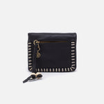 Lumen Mini Wallet In Cloud Leather - Black