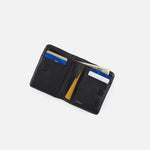 Lumen Mini Wallet In Cloud Leather - Black