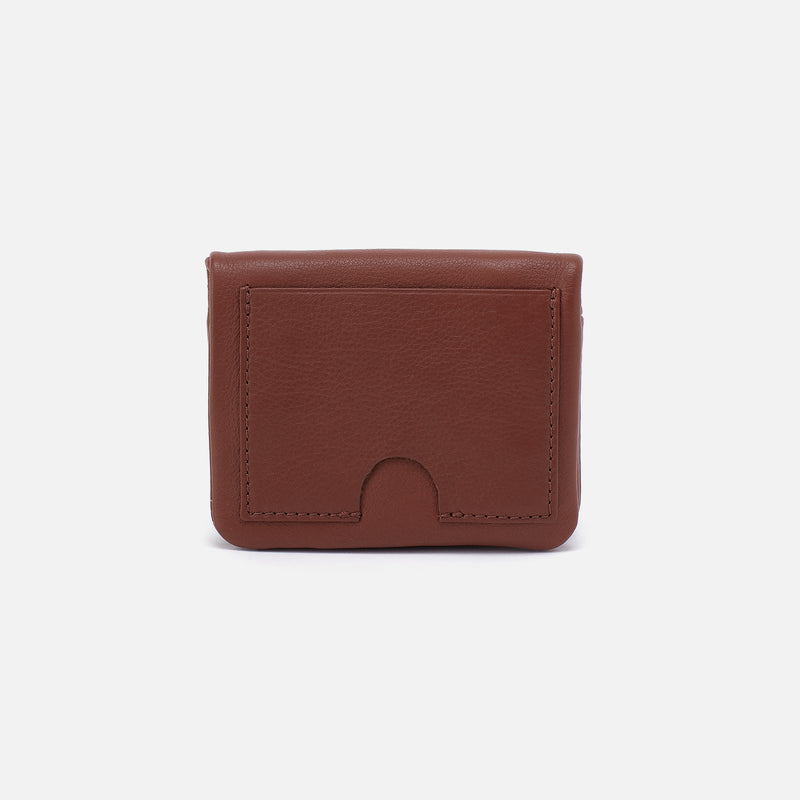 Lumen Mini Wallet In Cloud Leather - Cocoa Bean