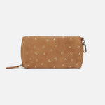 Spark Double Eyeglass Case In Buffed Leather - Whiskey