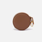 Revolve Small Bag Charm In Pebbled Leather - Timber Brown