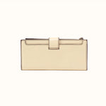 Dunn Continental Wallet in Polished Leather - Butter Yellow