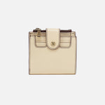 Dunn Mini Wallet in Polished Leather - Butter Yellow