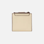 Dunn Mini Wallet in Polished Leather - Butter Yellow