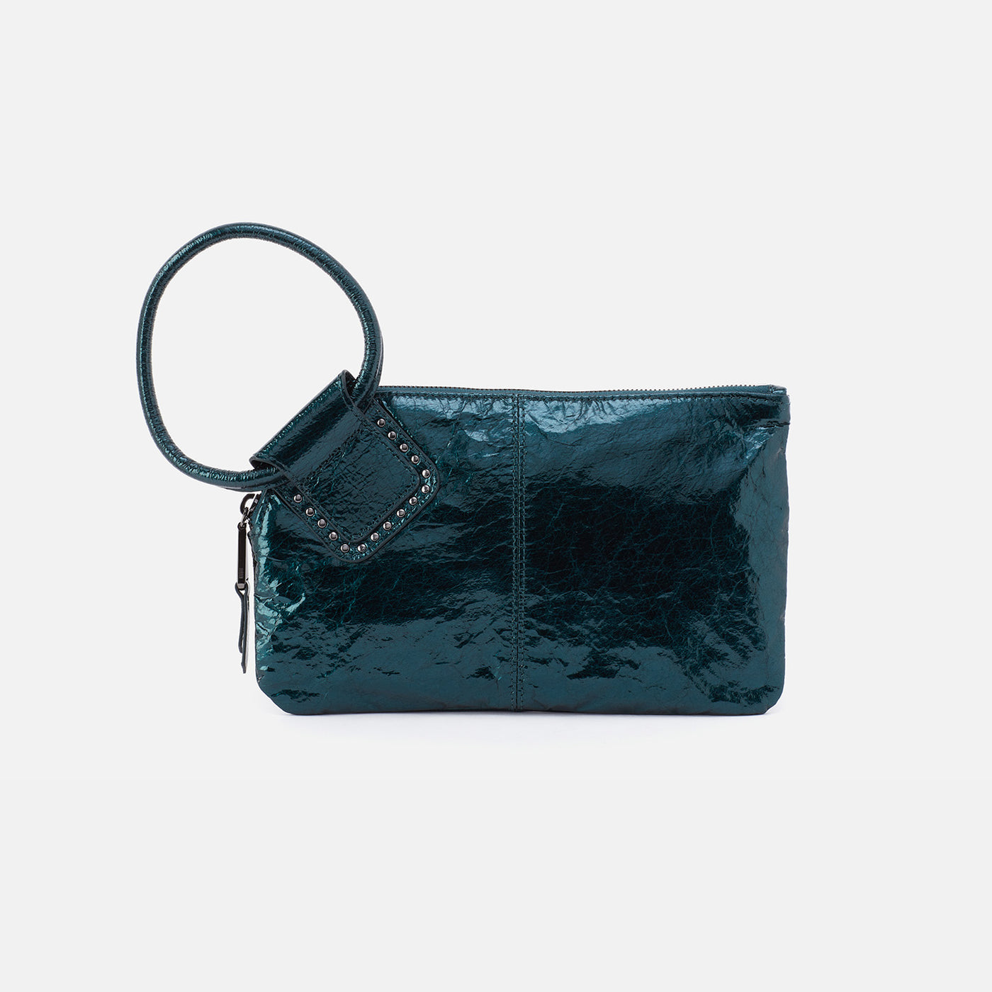 Sable Wristlet in Patent Leather - Spruce Patent