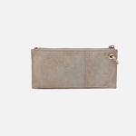 Vida Wristlet in Nubuck Leather - Golden Granite