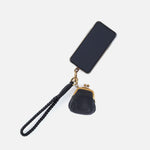 Phone Tether Tab in Fabric - Brown