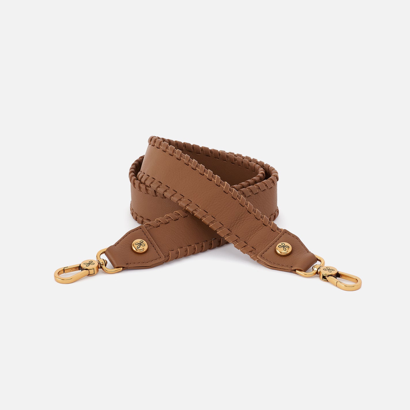 Whipstitch Guitar Strap in Pebbled Leather - Timber Brown – HOBO
