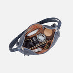 Merrin Convertible Backpack in Buffed Leather - Indigo Sky