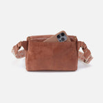 Fern Large Belt Bag in Buffed Leather - Burnished Saddle