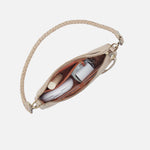 Darcy Crossbody in Buffed Leather - Frosted Pearl