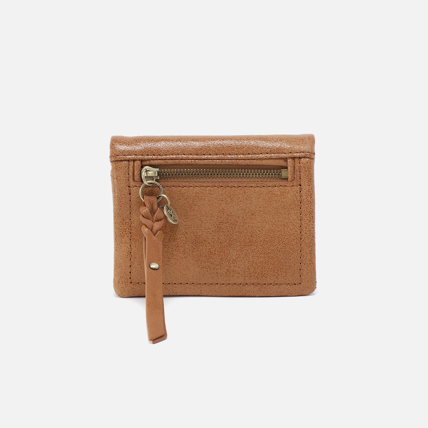 Lumen Continental Wallet In Metallic Leather - Gold Leaf – HOBO