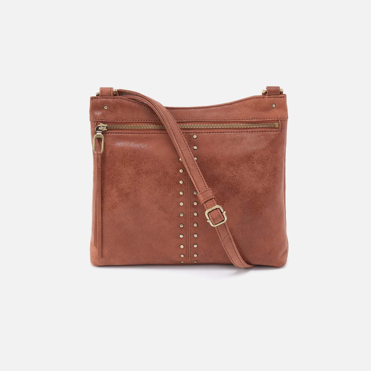 Cambel Crossbody in Buffed Leather - Burnished Saddle – HOBO