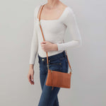 Darcy Crossbody in Washed Leather - Harvest Wheat