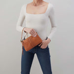 Darcy Crossbody in Washed Leather - Harvest Wheat