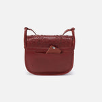 Kiva Large Crossbody in Washed Leather - Chestnut