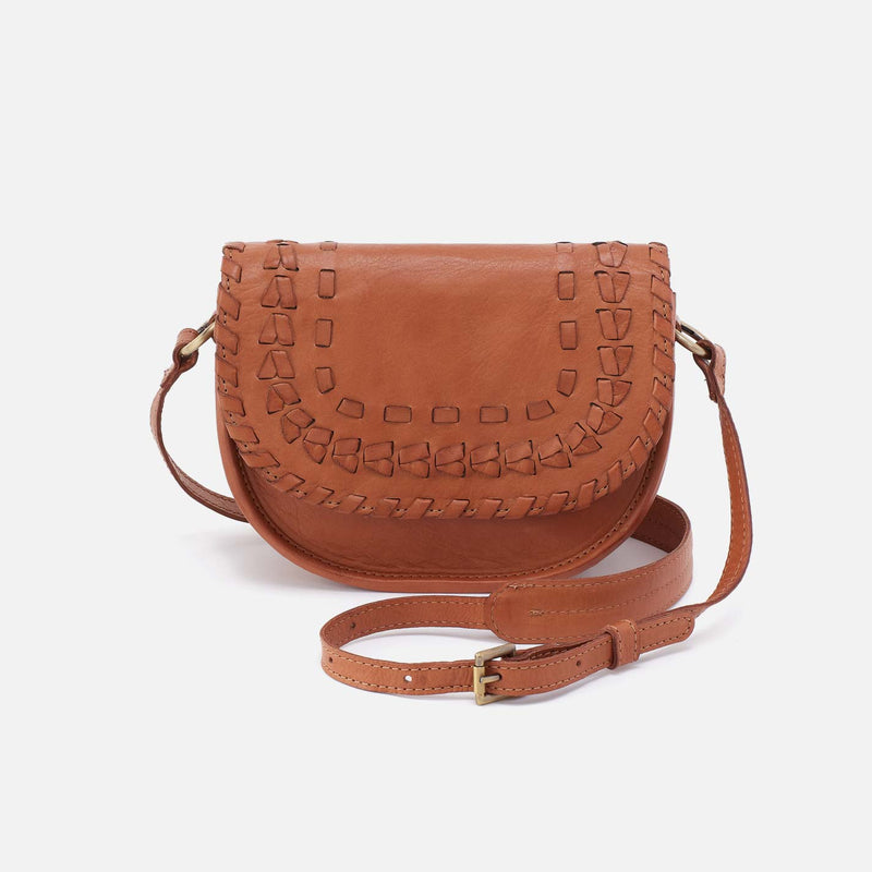Kiva Small Crossbody in Washed Leather - Harvest Wheat