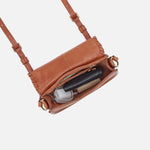 Kiva Small Crossbody in Washed Leather - Harvest Wheat