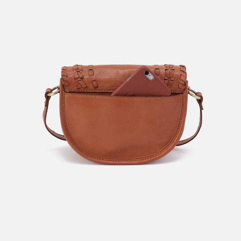Kiva Small Crossbody in Washed Leather - Harvest Wheat