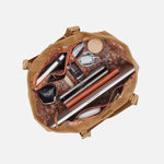 Romy Max Tote in Buffed Leather - Whiskey