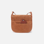 Kiva Large Crossbody in Suede Leather - Barley