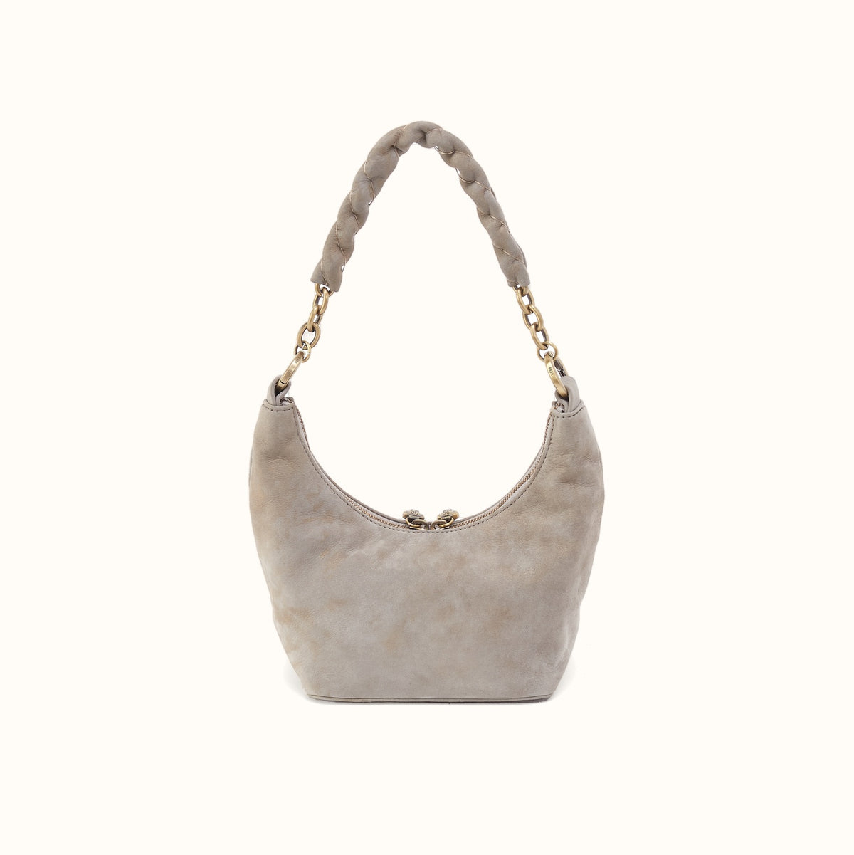 Astrid Small Crossbody in Nubuck Leather - Golden Granite