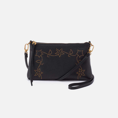 Darcy Crossbody in Pebbled Leather - Black