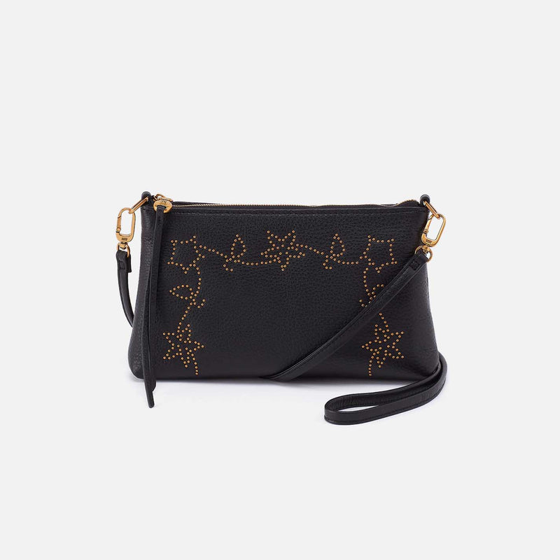 Darcy Crossbody in Pebbled Leather - Black