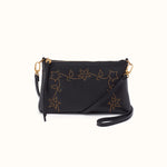 Darcy Crossbody in Pebbled Leather - Black