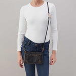 Darcy Crossbody in Pebbled Leather - Black