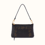 Darcy Crossbody in Pebbled Leather - Black